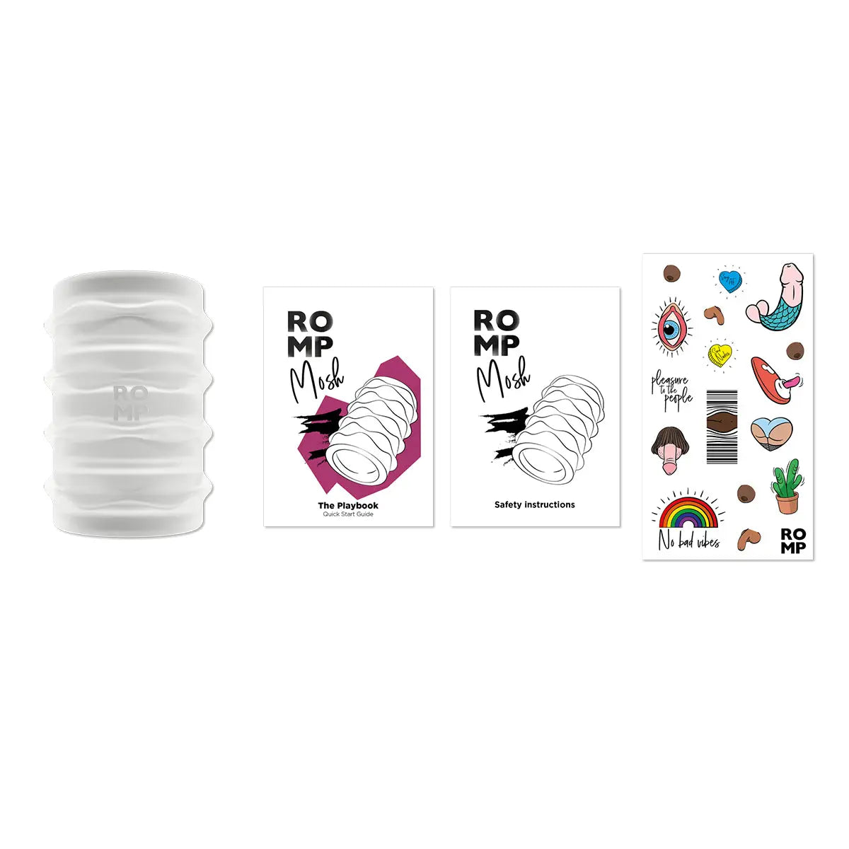 ROMP Mosh Blowjob Stroker - Clear ROMP