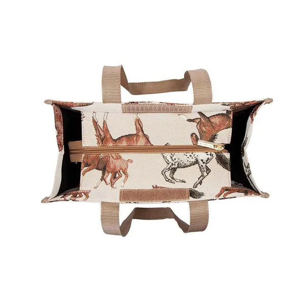 RUNNING HORSE SHOPPER BAG Signare USA
