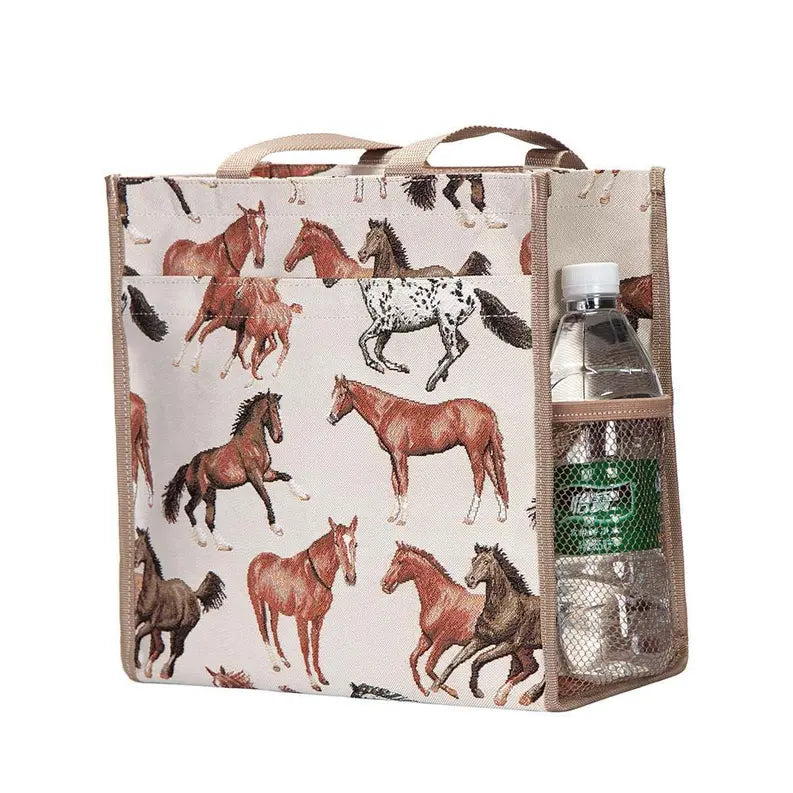 RUNNING HORSE SHOPPER BAG Signare USA