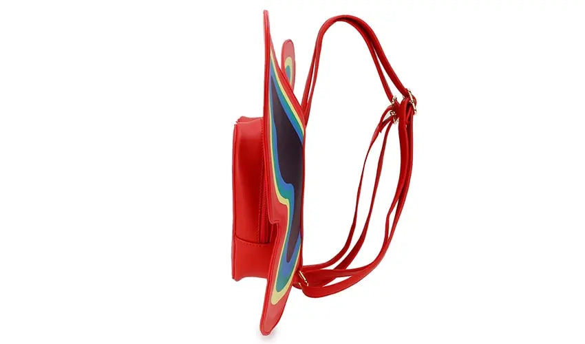 Rainbow Butterfly Wings Heart Backpack Cocus Pocus
