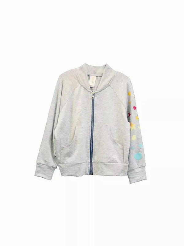 Rainbow Hearts & Stars Bomber Little Mass