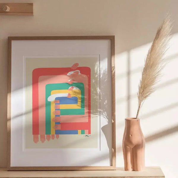 Rainbow Hug The Crafted Prints