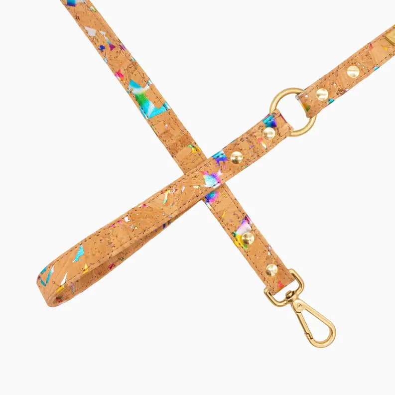 Rainbow Pride Cork Leather Leash DIPHDA