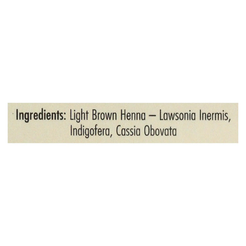 Rainbow Research Henna Hair Color And Conditioner Persian Light Brown - 4 Oz Rainbow Research
