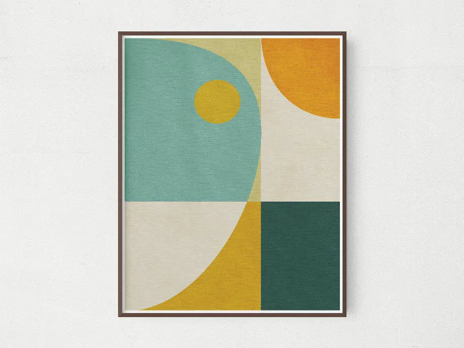 Rainbow Shapes The Crafted Prints