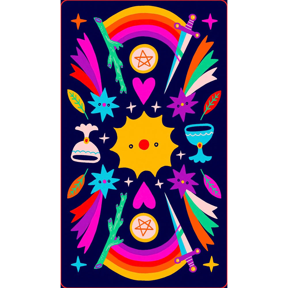 Rainbow Tarot: 78 Cards & Guidebook Hachette