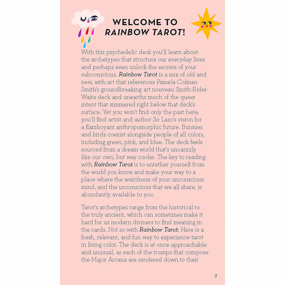 Rainbow Tarot: 78 Cards & Guidebook Hachette
