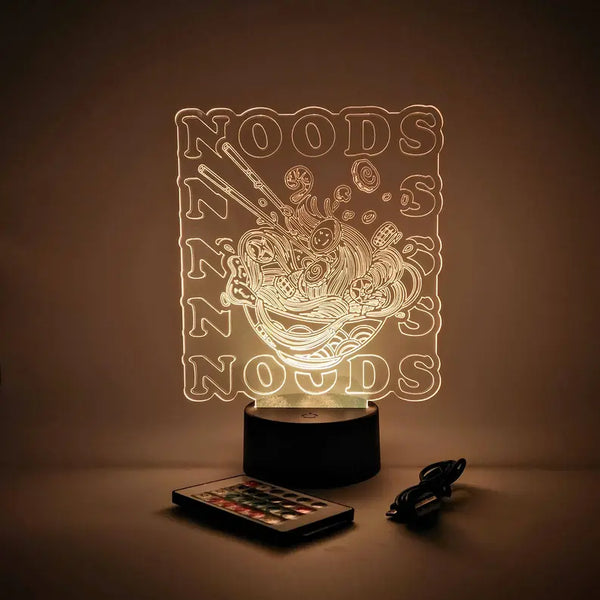 Ramen Noods LED Light | Chopsticks & Noodles "Noods" Lamp The 308 Collective