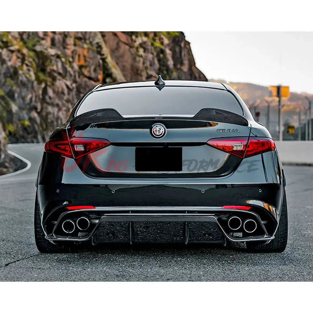 Ready to Ship Giulia GTA Style Carbon Fiber Rear Spoiler Wing for Alfa Romeo Giulia GreatEagleInc