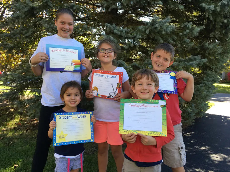 Recognition Certificate Creative Shapes