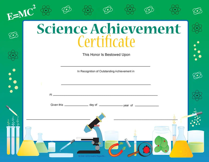 Recognition Certificate Creative Shapes