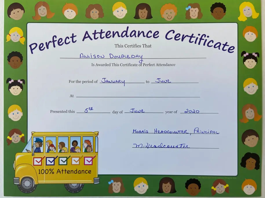 Recognition Certificate Creative Shapes