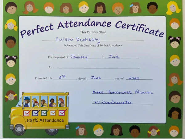 Recognition Certificate Creative Shapes