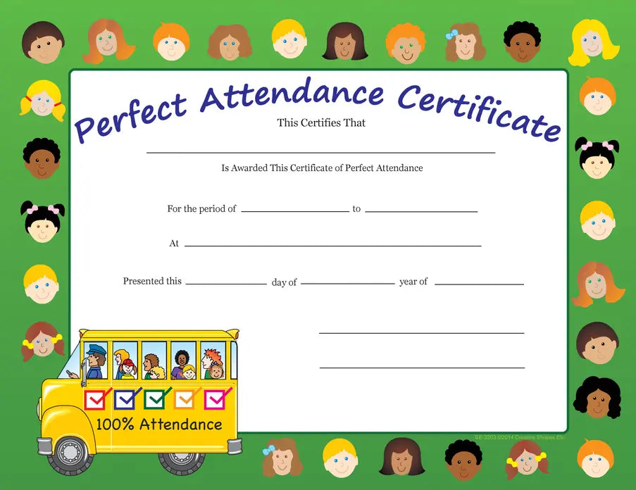 Recognition Certificate Creative Shapes