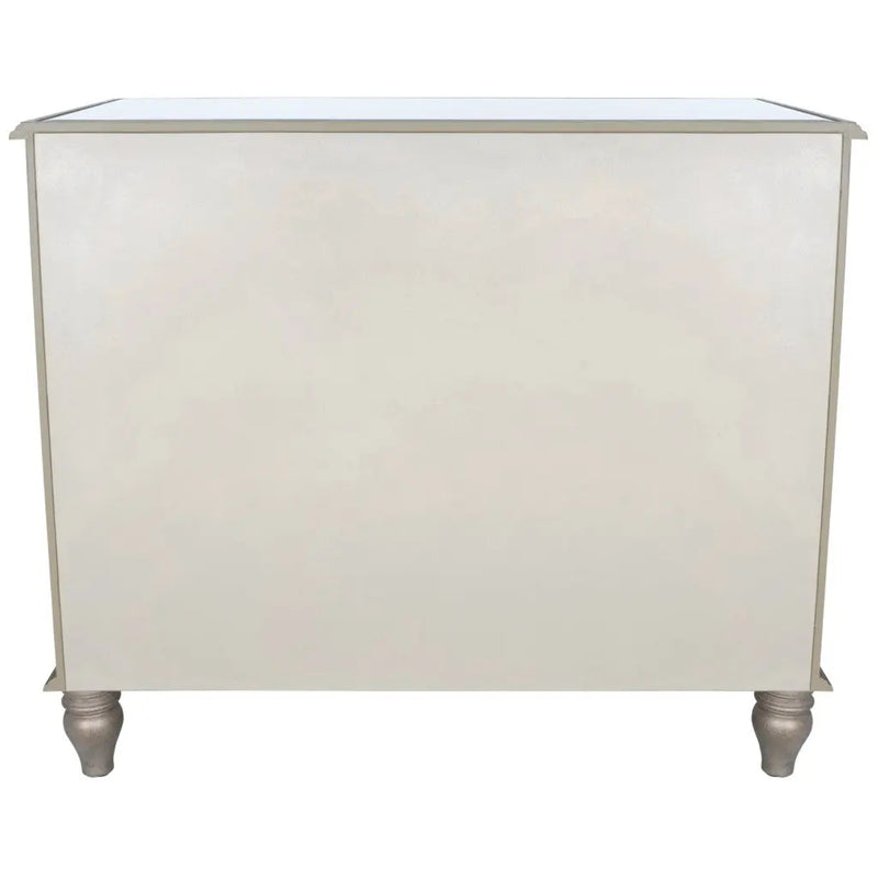 Rectangle Mirrored Three Drawer Console Storage Chest Homeroots Bed & Bath
