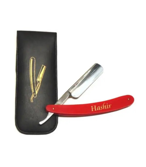 Red Barber Classic Straight Razor Carry Leather Pouch Hashir Products