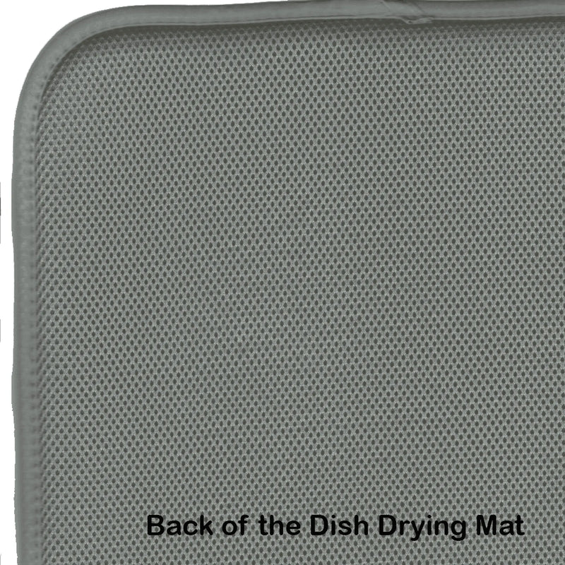 Red Miniature Pinscher Fall Dish Drying Mat Caroline's Treasures