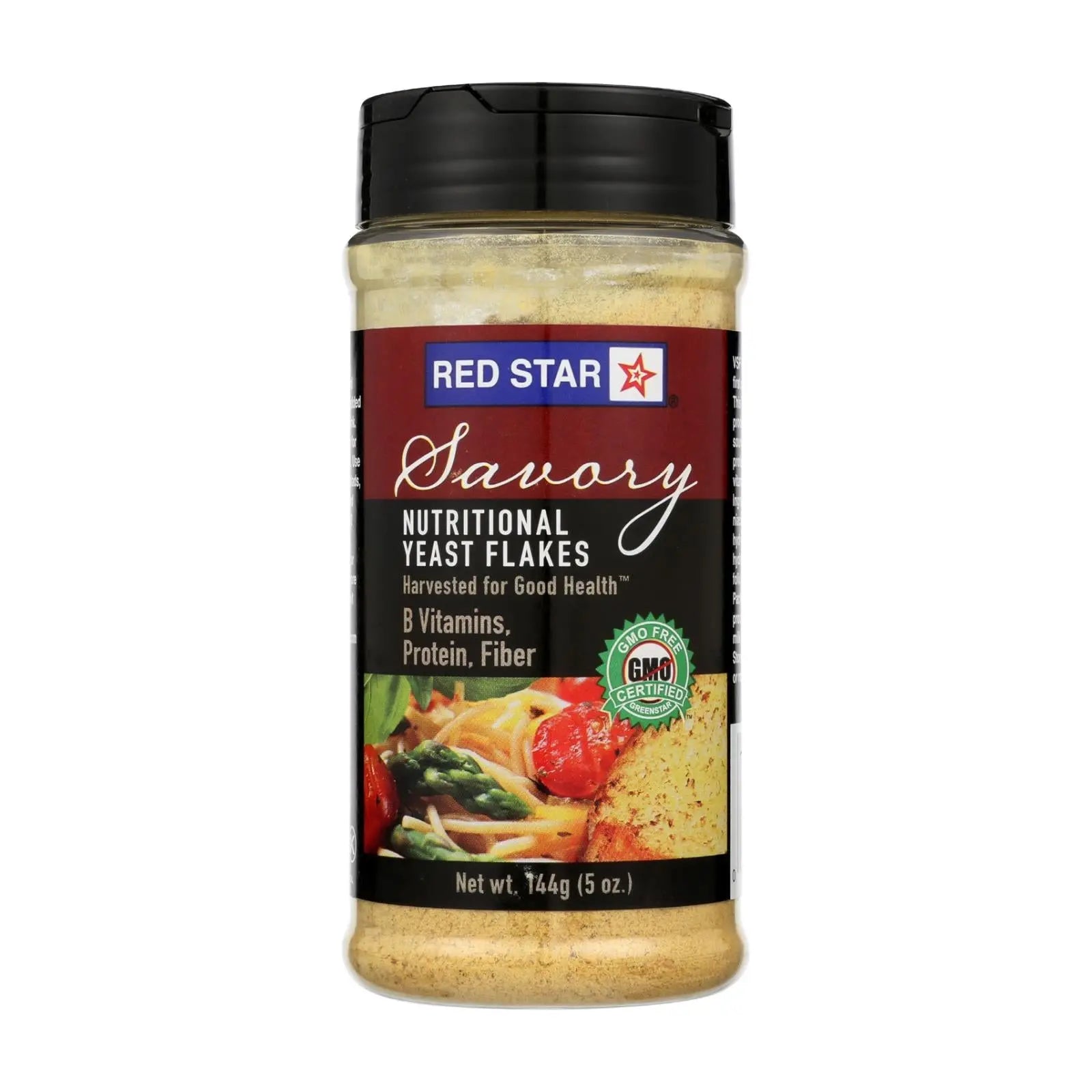 Red Star Nutritional Yeast Vegetarian Support Formula - Yeast Flakes - Mini - Case Of 6 - 5 Oz. Red Star