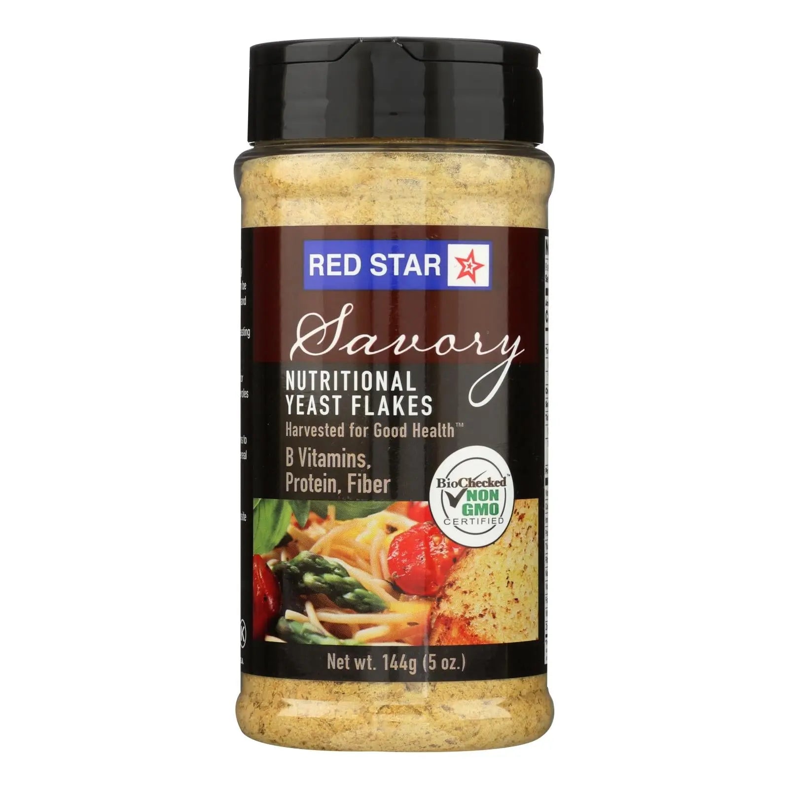 Red Star Nutritional Yeast Vegetarian Support Formula - Yeast Flakes - Mini - Case Of 6 - 5 Oz. Red Star