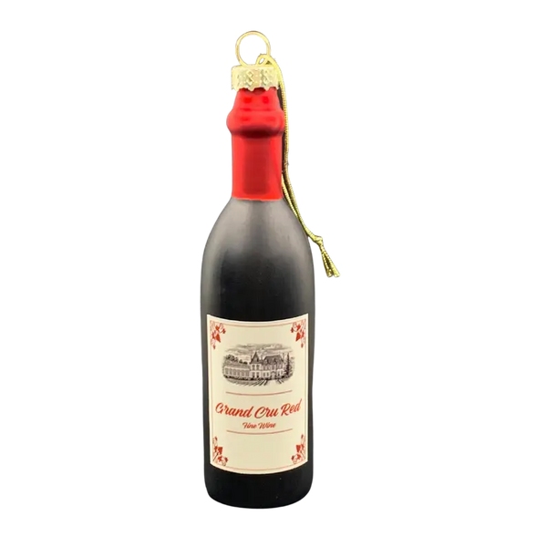 Red Wine Bottle Ornament Tri-Connect