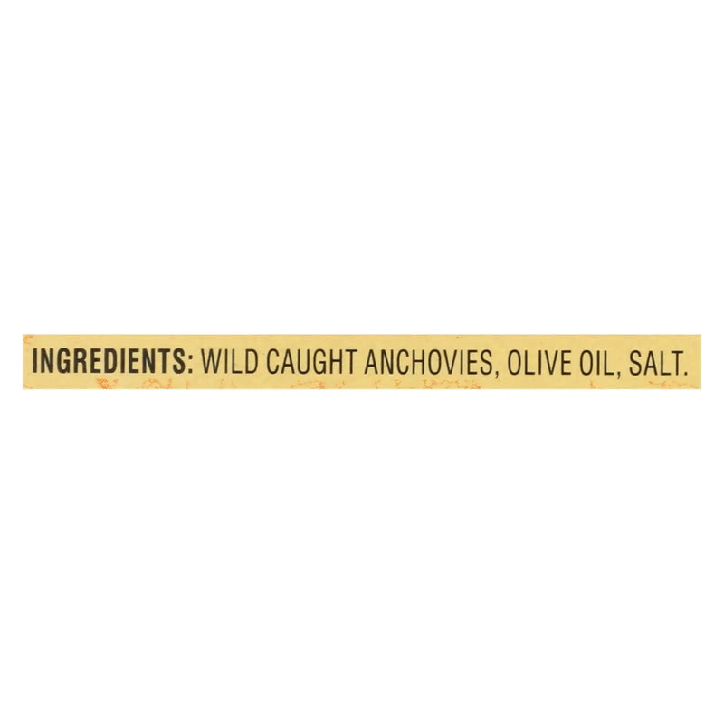Reese Anchovies - Flat Fillets - In Pure Olive Oil - 2 Oz - Case Of 10 Reese