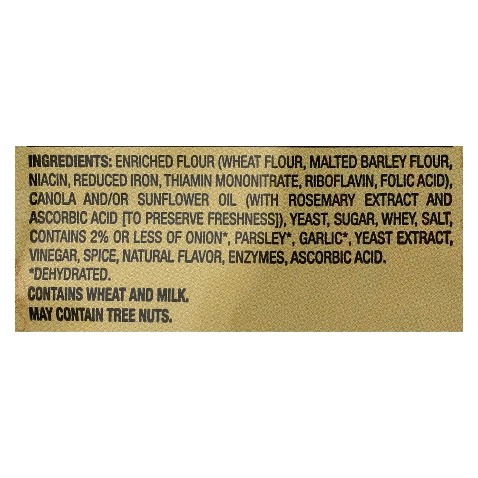 Reese Premium Croutons - Onion And Garlic - Case Of 12 - 6 Oz. Reese