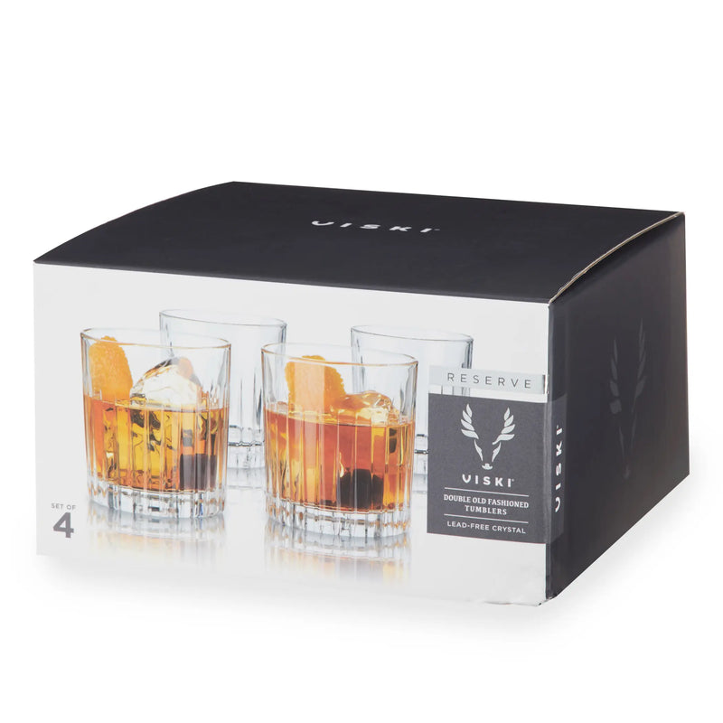 Reserve European Crystal DOF Tumblers by Viski Viski