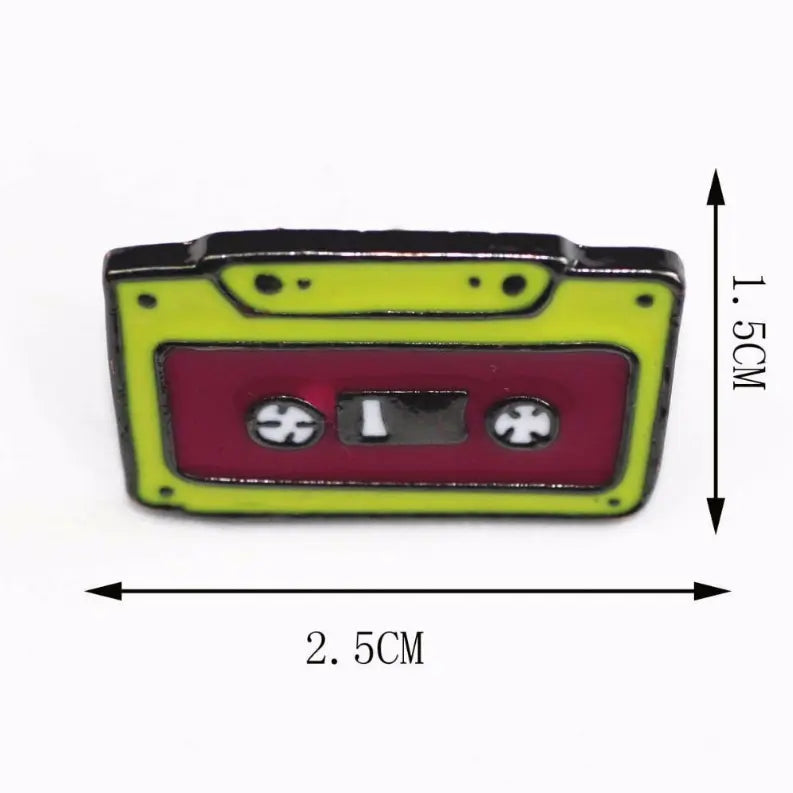 Retro Casette Pin Cocus Pocus
