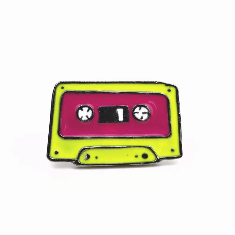 Retro Casette Pin Cocus Pocus