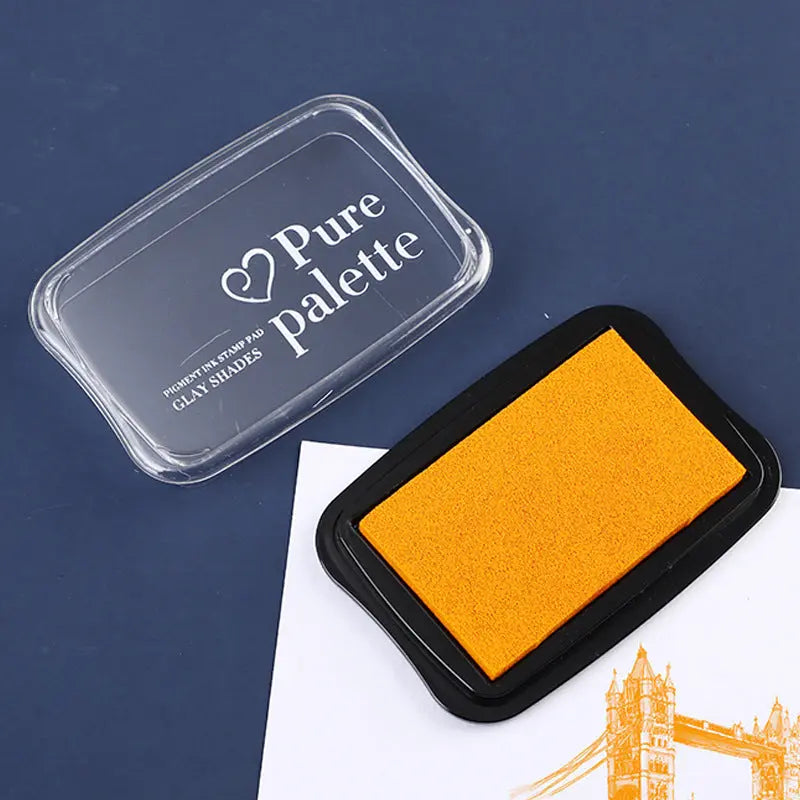 Retro Color Stamp Pads Washable Ink Pads For Kids Craft Ink Stamp Pads For Rubber Stamps Paper Scrapbooking Wood Fabric I