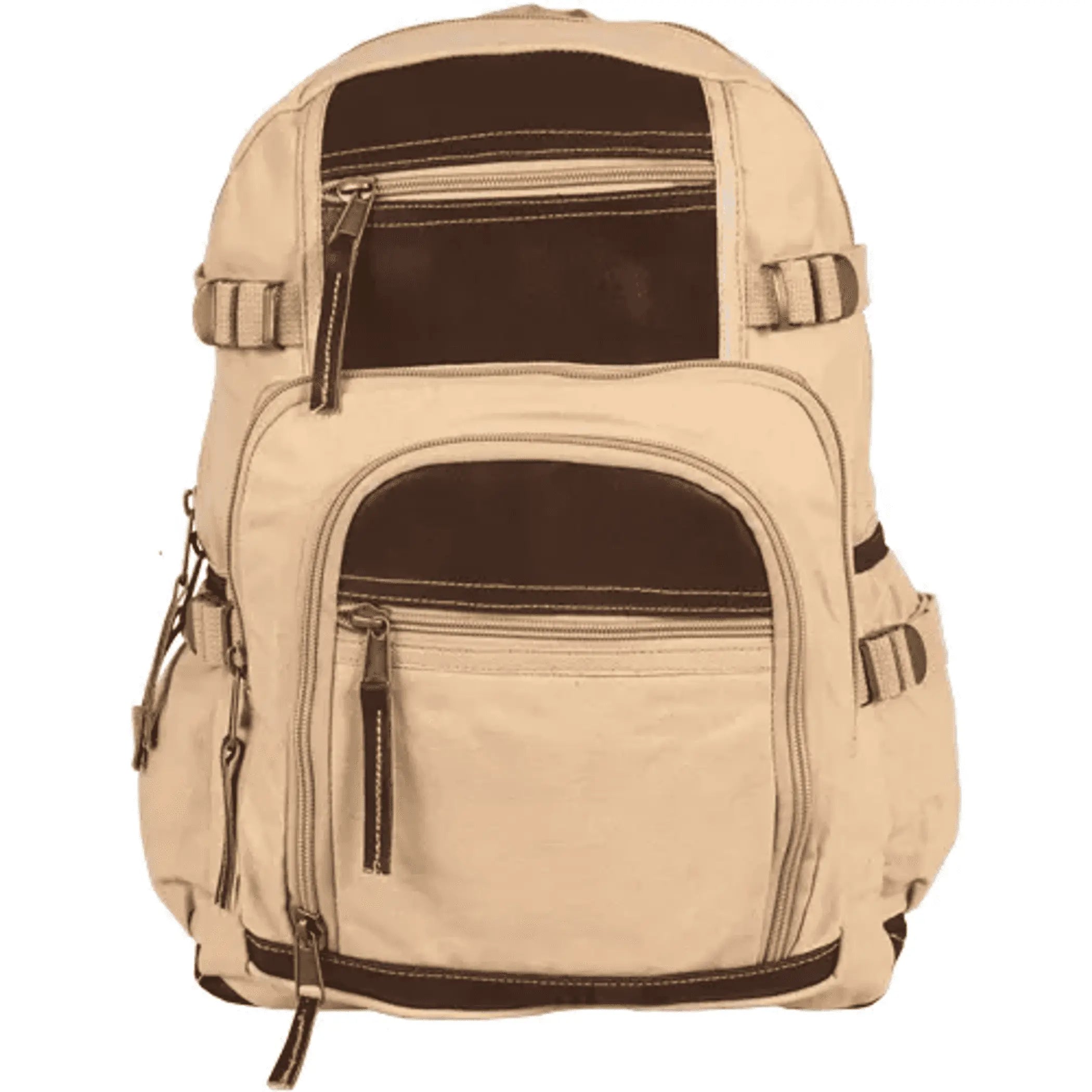 Retro Londoner Commuter Daypack - Khaki Fox Outdoor