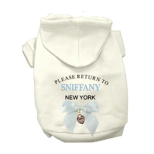Return to Sniffany- Dog Hoodie Bark Fifth Avenue