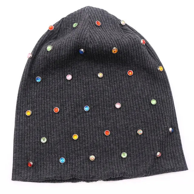 Rhinestone Beanie Cocus Pocus