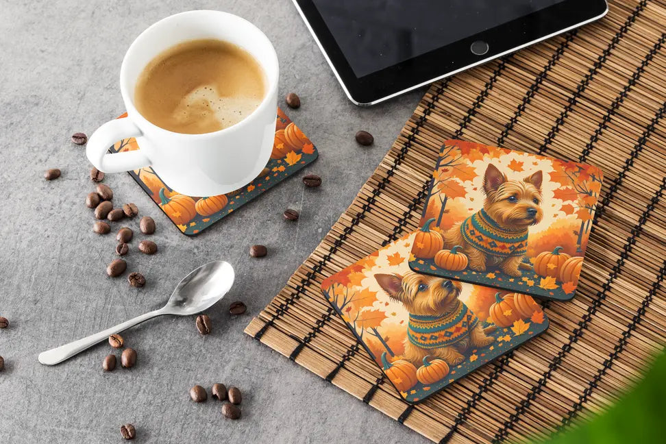 Rhodesian Ridgeback Fall Foam Coasters Caroline's Treasures