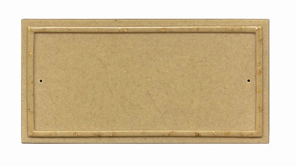 Ridgestone Crushed Stone "Do It Yourself Kit" Address Plaque Qualarc