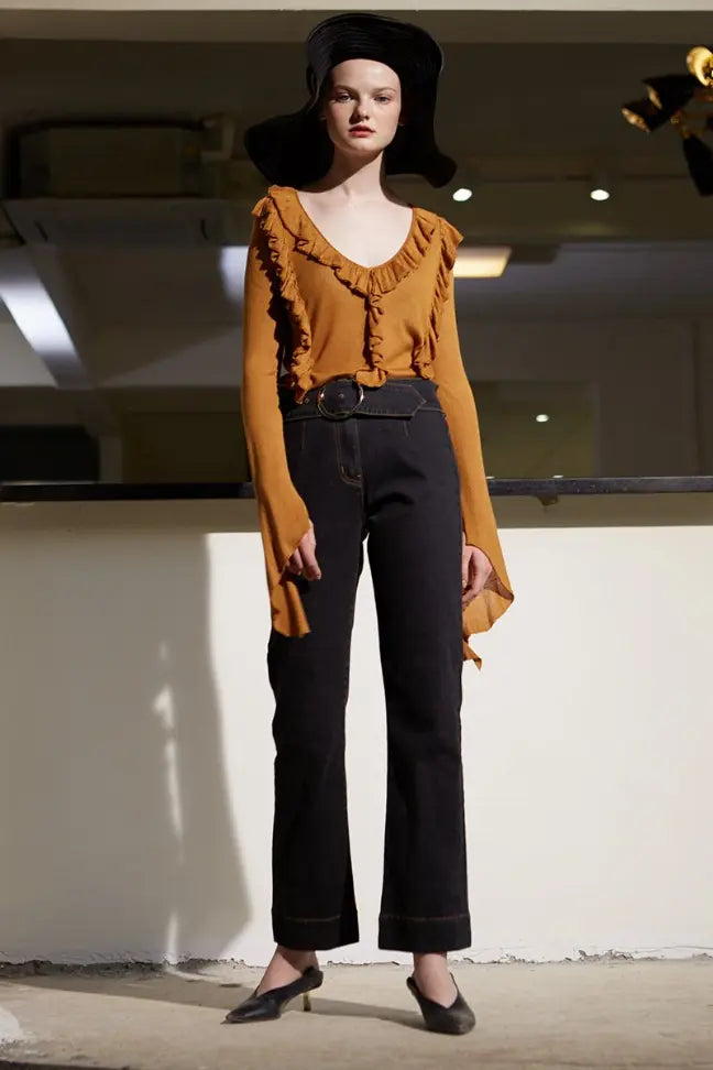 Rimless | Caramel Layered Top Fangyan