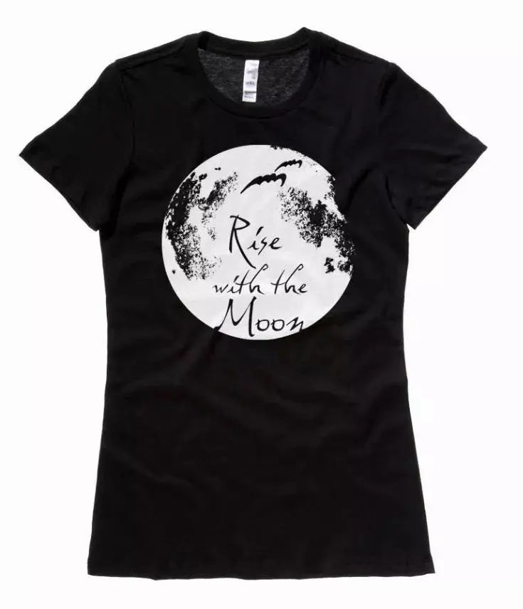 Rise With the Moon Women's T-shirt Gesshoku Designs