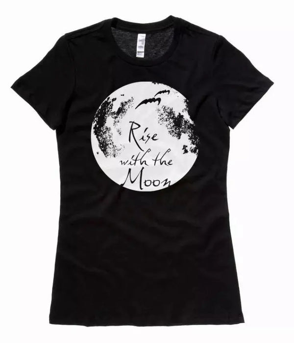 Rise With the Moon Women's T-shirt Gesshoku Designs