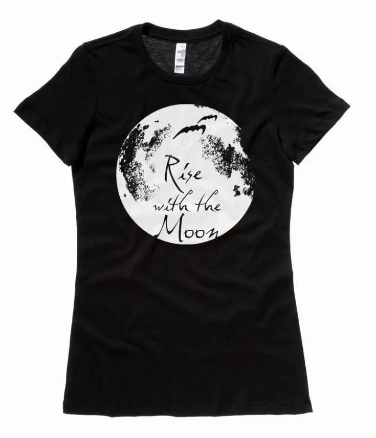 Rise With the Moon Women's T-shirt Gesshoku Designs