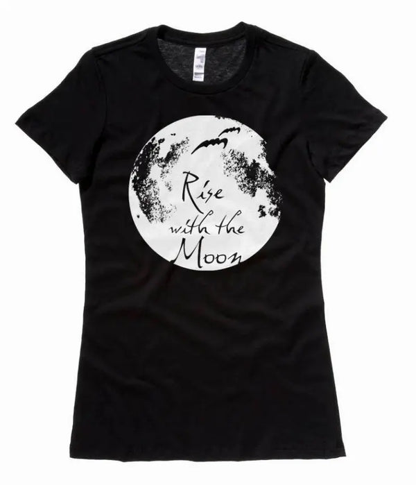 Rise With the Moon Women's T-shirt Gesshoku Designs