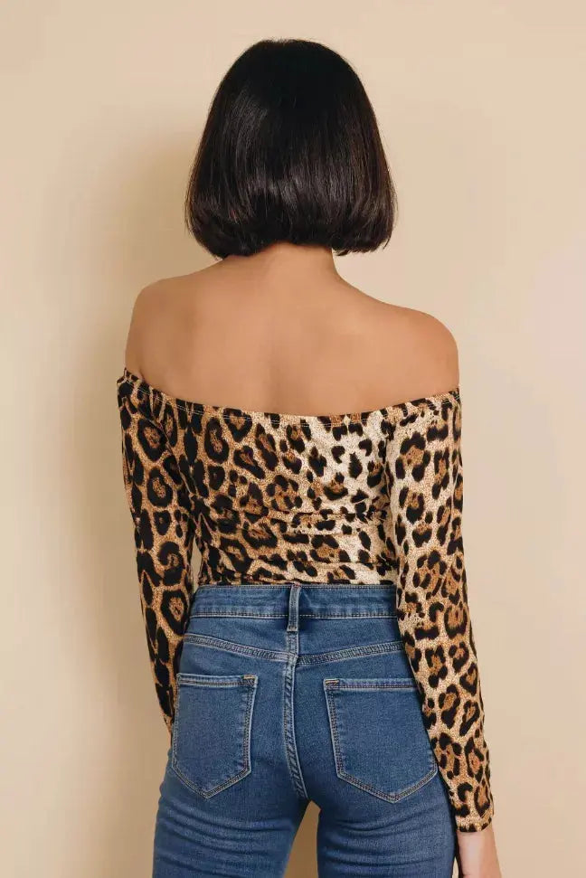 Risk It All Leopard Bodysuit Stay Warm in Style