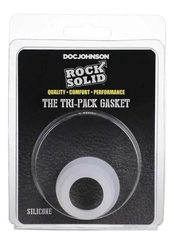Rock Solid Tripack Gasket Translucent Doc Johnson Novelties