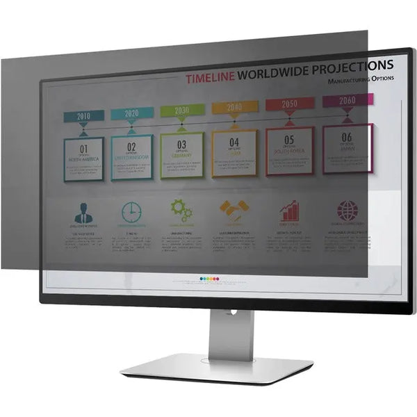 Rocstor PrivacyView™ Premium Privacy Filter for 22" Widescreen Monitor - For 22" Monitor / Display - 16:10 Aspect Ratio - Glossy / Matte - Unframed - Compatible with PF220W1B - TAA Compliant - Black Rocstorage, Inc