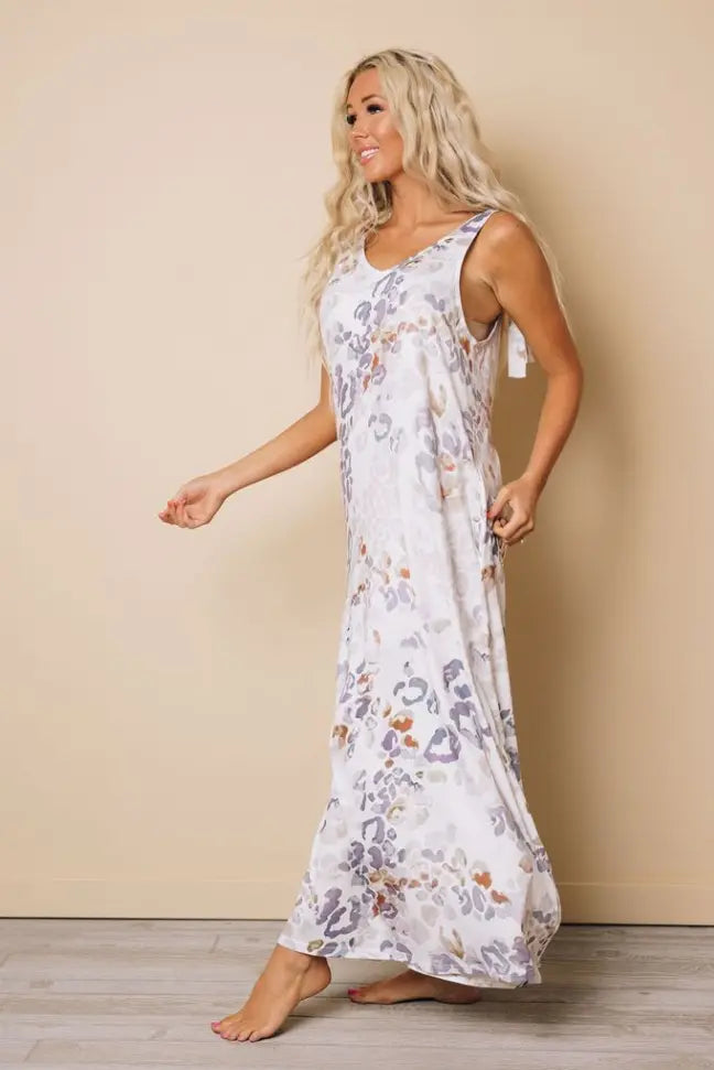 Romantic Slit Maxi Dress Stay Warm in Style