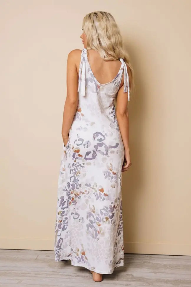 Romantic Slit Maxi Dress Stay Warm in Style