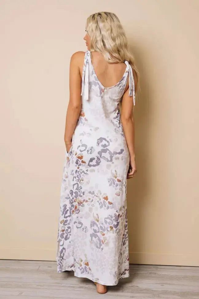 Romantic Slit Maxi Dress Stay Warm in Style