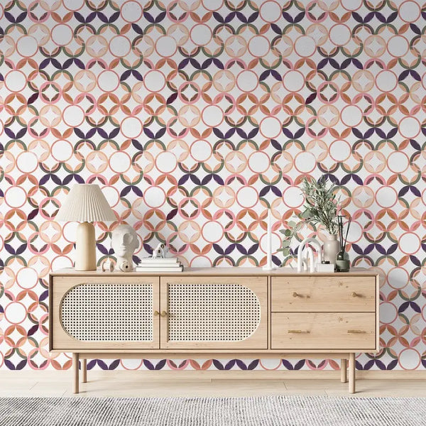'Rose Garden' Boho Peel & Stick Wallpaper SBC-LTD