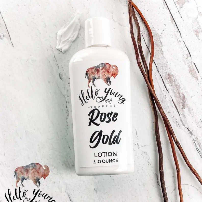 Rose Gold Lotion Hello Young Soapery
