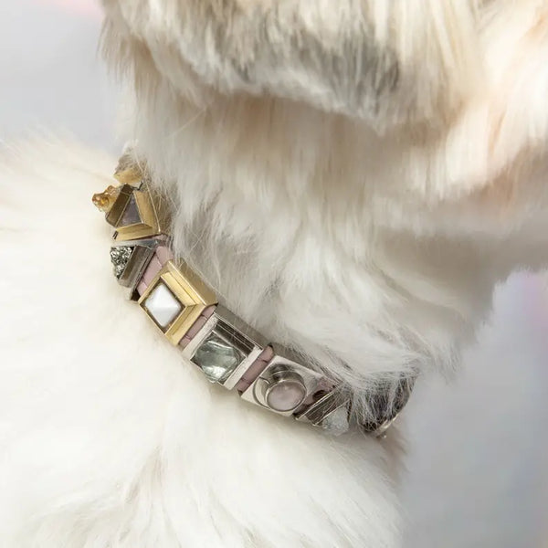 Rose Quartz Moon Charm DIPHDA