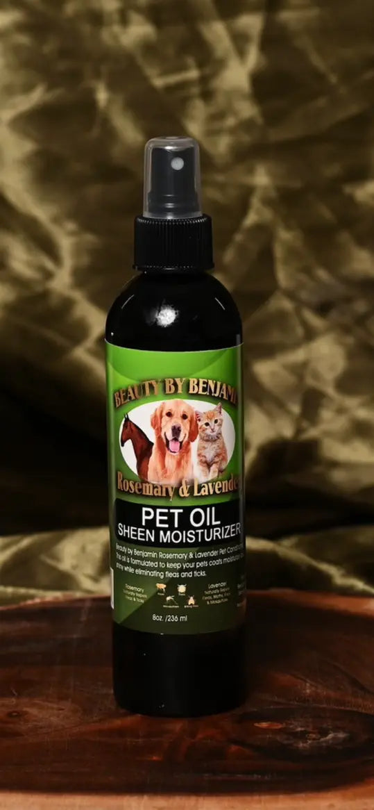 Rosemary and Lavender Pet Sheen Oil Moisturizer Pet Products by Benjamin